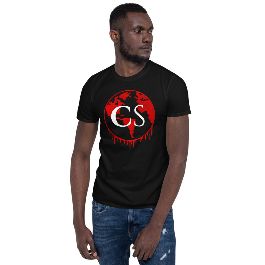 CrimeSonics Standard Unisex Globe T-Shirt [Black]