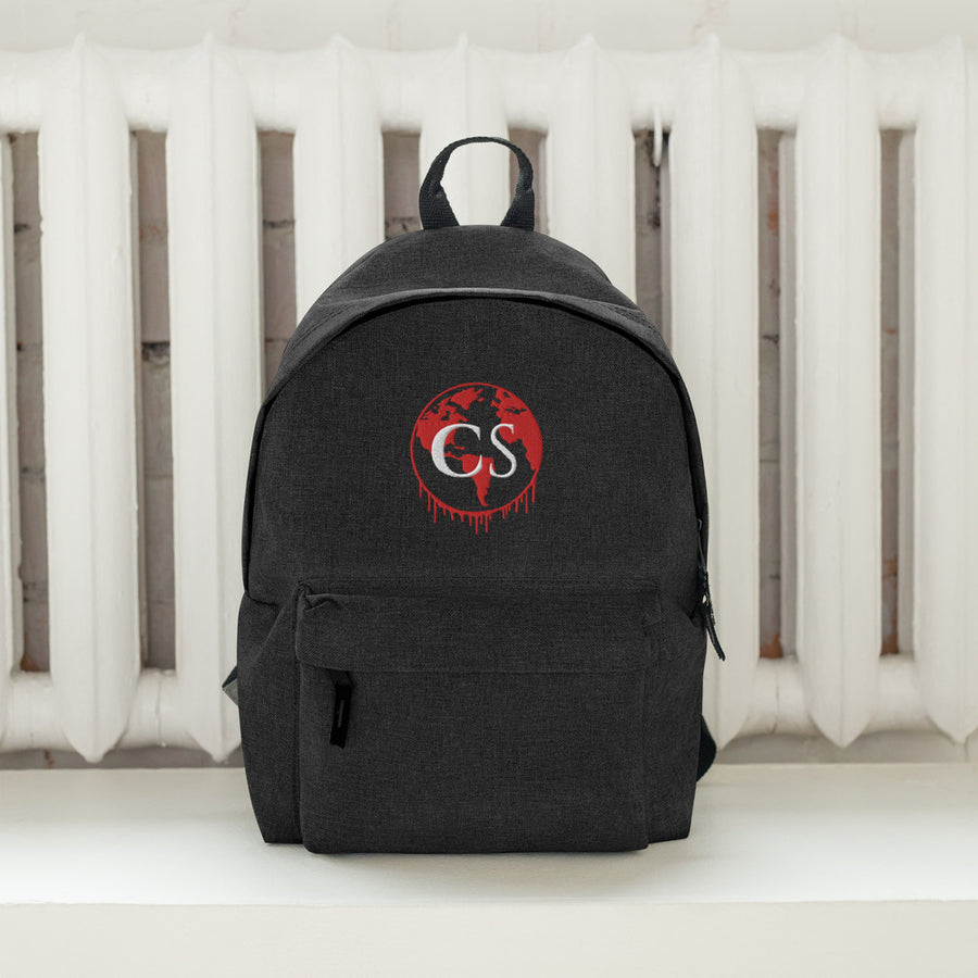CrimeSonics Embroidered Backpack