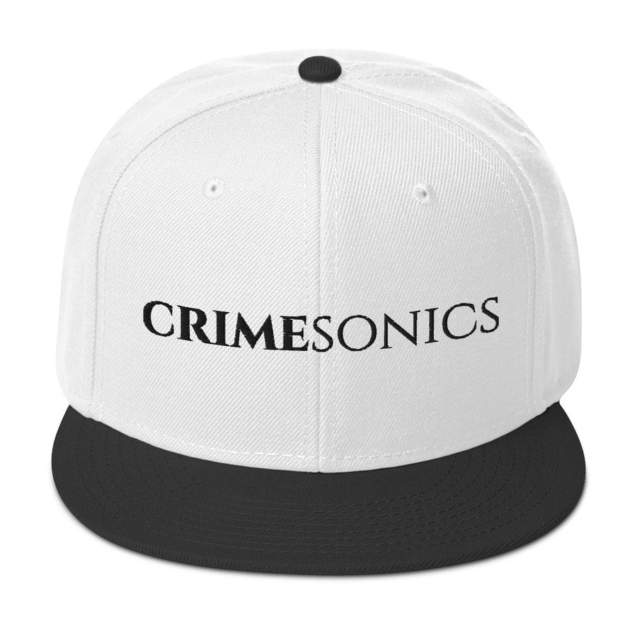 CrimeSonics B&W Snapback Hat