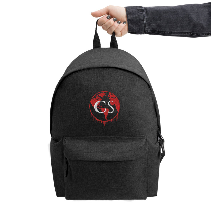 CrimeSonics Embroidered Backpack